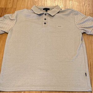 Carven tan striped Polo Size M